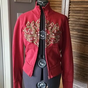 Lucky Brand, front zip sweatshirt.